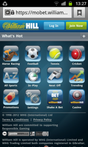 willhill mobiler Bonus